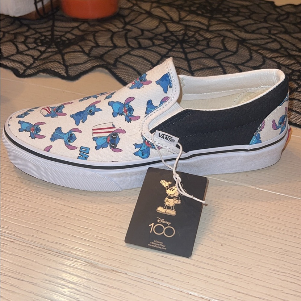 Custom Disney 100 stitch vans